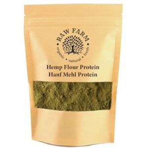 Farine de chanvre Raw Farm 500g : Riche en protéines, sans gluten et pauvre en matières grasses