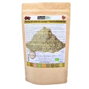 Farine de chanvre Bio Dalia 500g | 43% Protéines | Sans Gluten